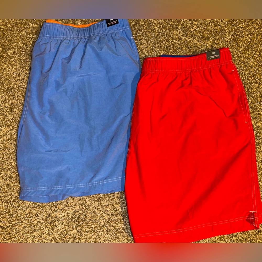 Roundtree Yorke Big‎ & Tall Swim Trunks Size 3XB New With Tags (2)